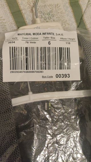 Completo elegante per bambin, da cerimonia mayoral