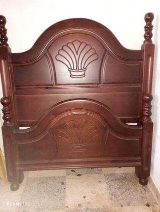 cama de 90 madera