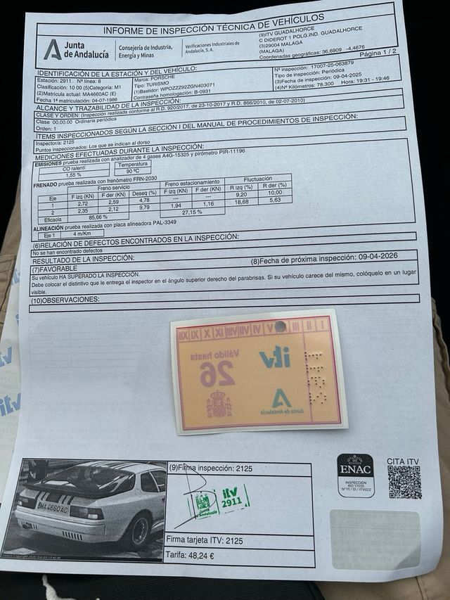 Porsche 924S Martini 944 look