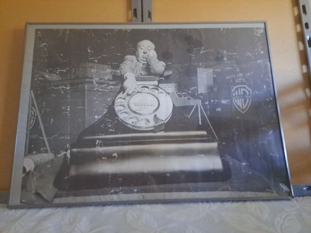 Cuadro Foto montaje A. Hichcook