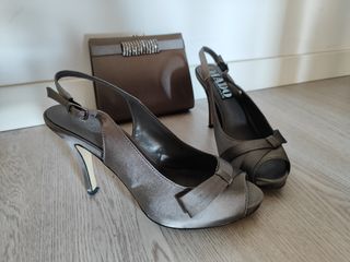 Zapatos (37) y bolso de fiesta