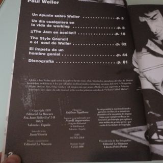 PAUL WELLER En la diana. Juan VITORIA