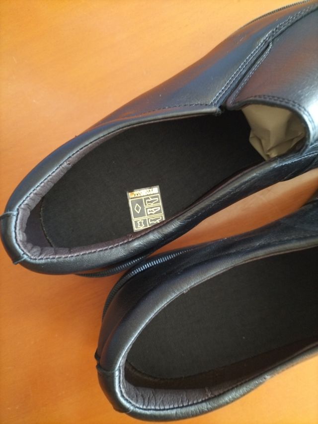 Zapatos de caballero de piel