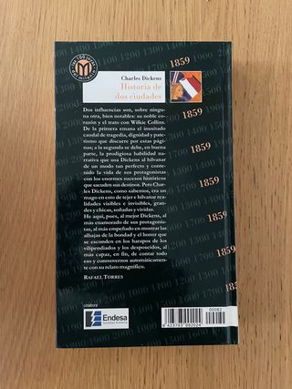 Libro “Historia de dos ciudades” Charles Dickens