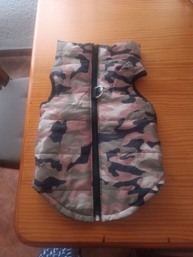 Chaleco perro camuflaje