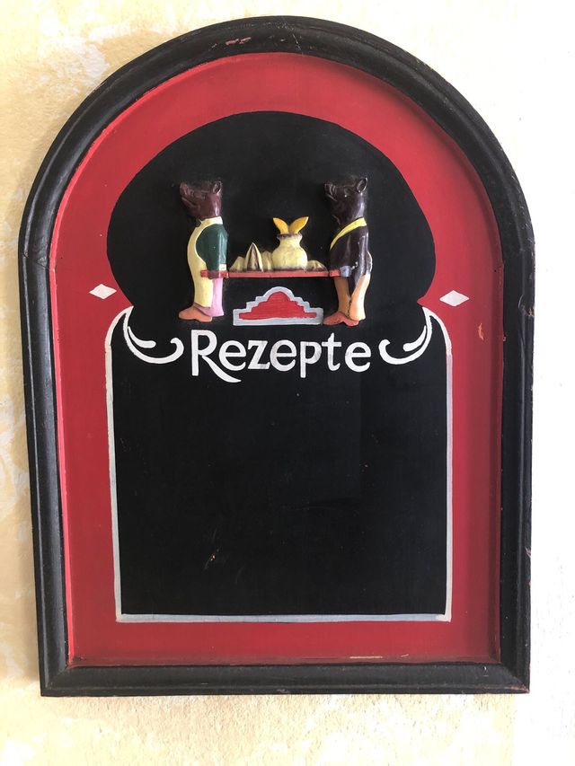 Lavagnetta in legno 40 x 30 per menù o ricette