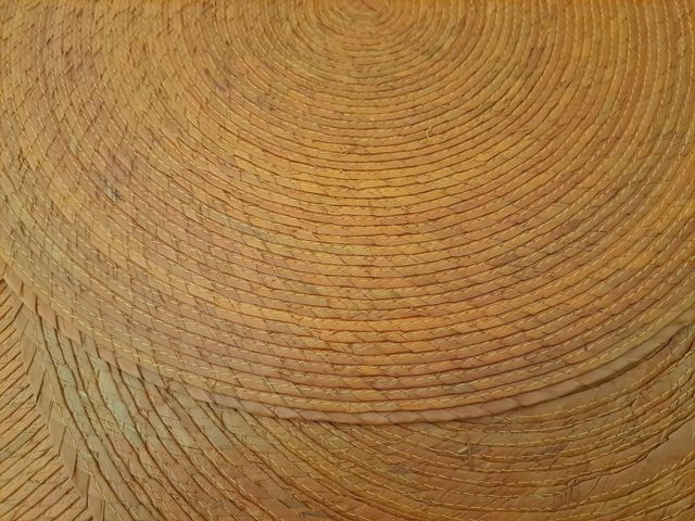 6 manteles individuales ratan trenzado