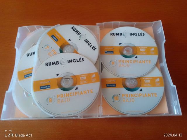 Curso de ingles en DVDS