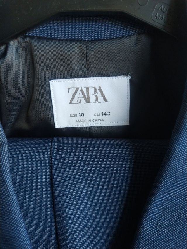 Traje chaqueta pantalón niño Comunión Zara t 10