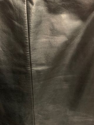 Falda vintage de piel marca Deillons Prestigo