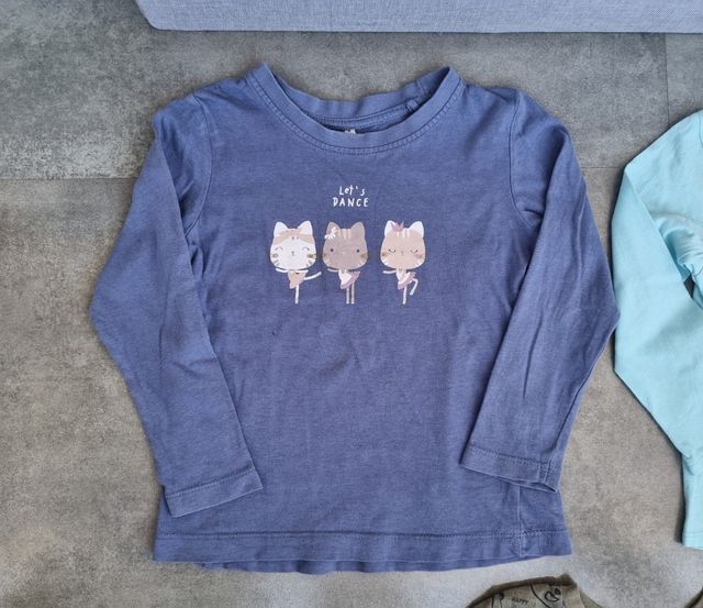 Camiseta manga larga niño bebé talla 98 (pack 3)