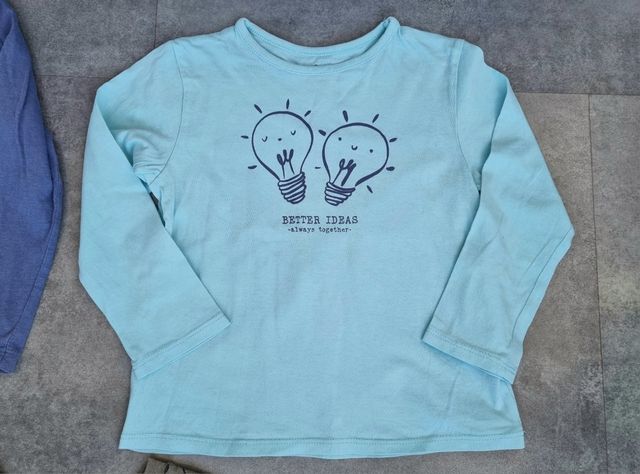 Camiseta manga larga niño bebé talla 98 (pack 3)