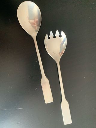 posate da insalata in argento MK