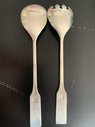 posate da insalata in argento MK