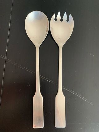 posate da insalata in argento MK