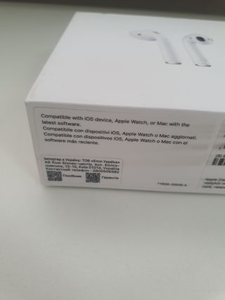 APPLE AirPods 2a generación original 