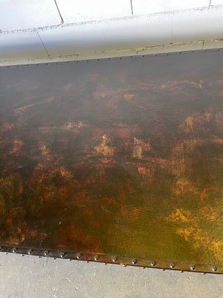 ✅mesa oriental antigua pintada