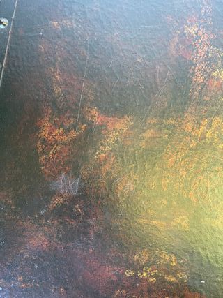 ✅mesa oriental antigua pintada