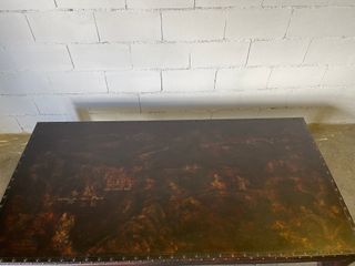 ✅mesa oriental antigua pintada