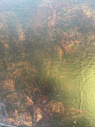 ✅mesa oriental antigua pintada