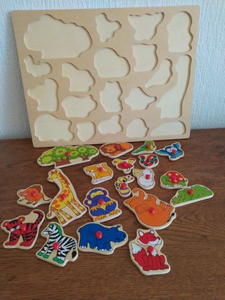 Puzzle figuras encajables
