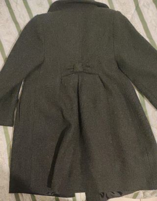 Cappotto per bambina 7A cm122 Scuro Elegante