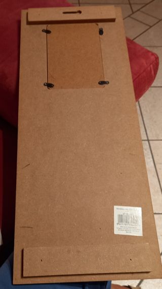 Quadro con scritte e porta foto. 20x50