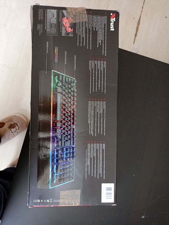 Teclado de pc con 9 colores de luces