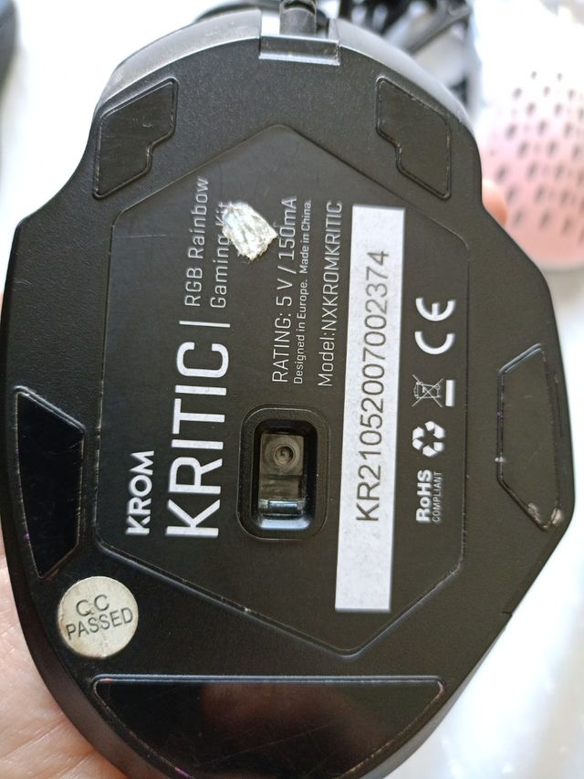 Teclado de pc con 9 colores de luces