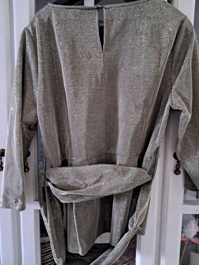 Blusa metalizada Cortefiel
