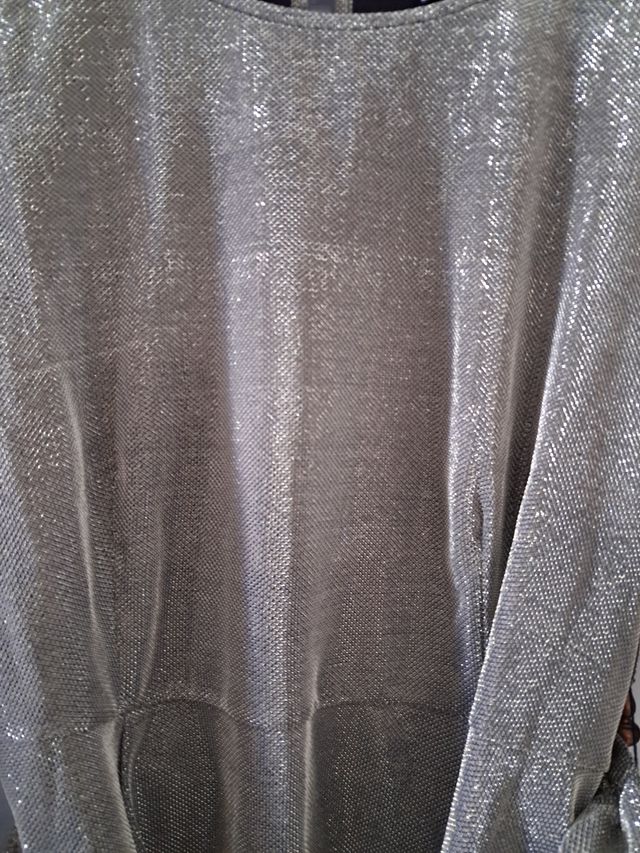 Blusa metalizada Cortefiel