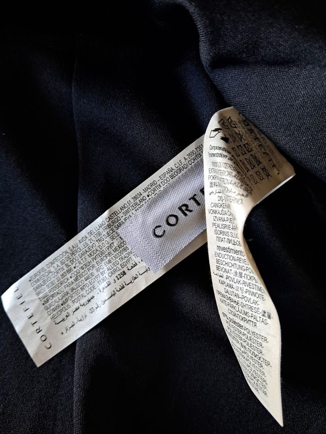 Blusa metalizada Cortefiel