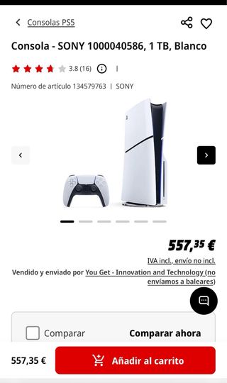 Play Station 5 Estándar Slim