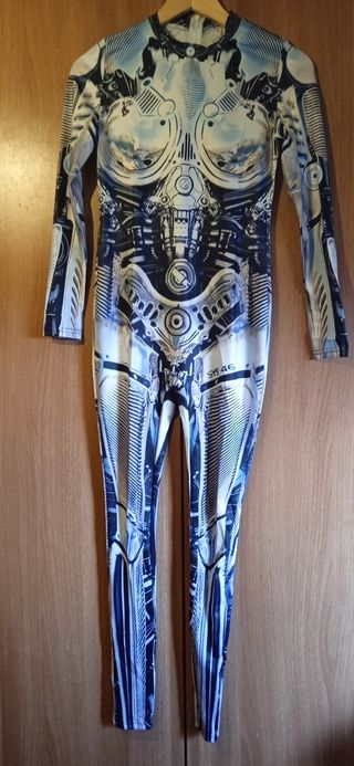 Traje disfraz robot sicodélico +🎁
