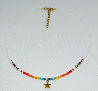 Collar estrella dorada