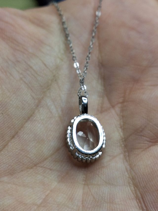 Collana con pendente in Quarzo di Rocca