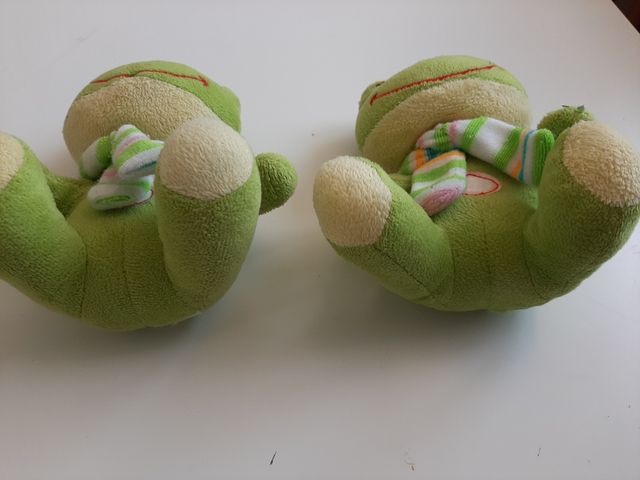 Peluche rana verde