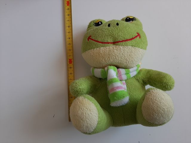 Peluche rana verde