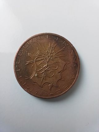 Moneda de 10 francos franceses