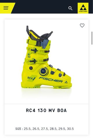 Fischer RC4 130 MV BOA 27.5