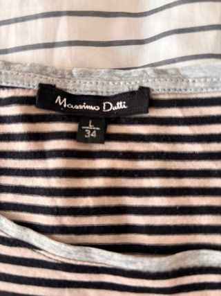 Camiseta de rayas de Massimo Dutti