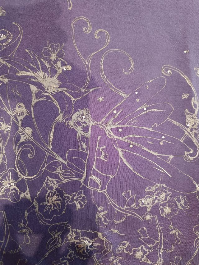 Camiseta hadas azul tinta