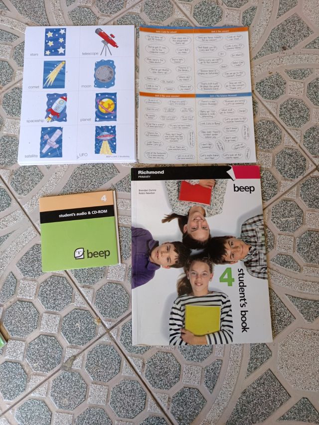 Lote de libros de texto de cuarto de 