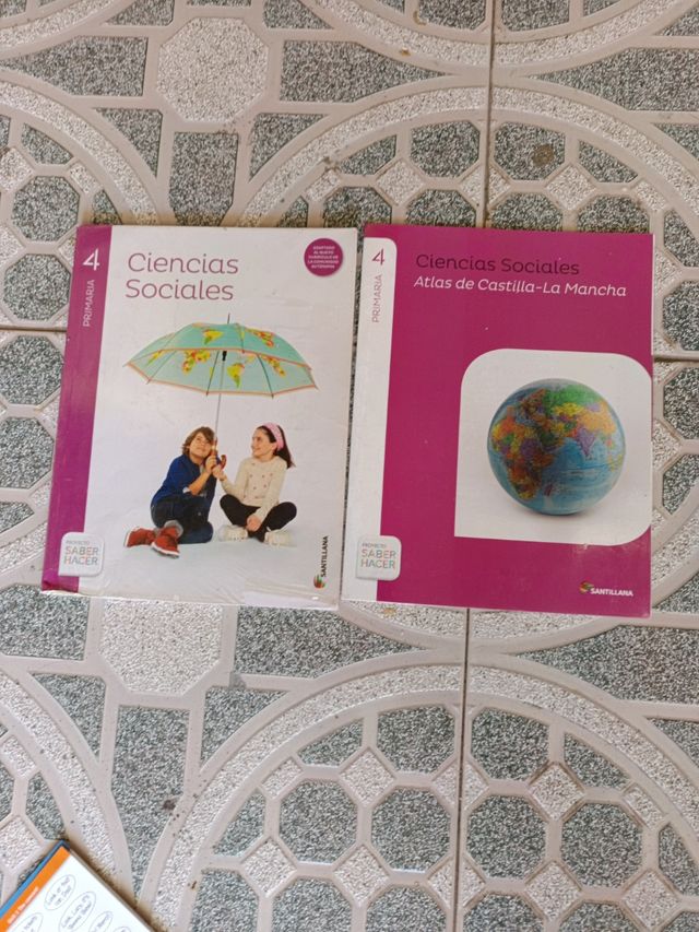 Lote de libros de texto de cuarto de 