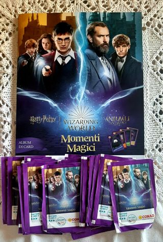 Album 45 bustine figurine Harry Potter