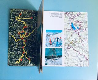 antica brochure vintage montagna