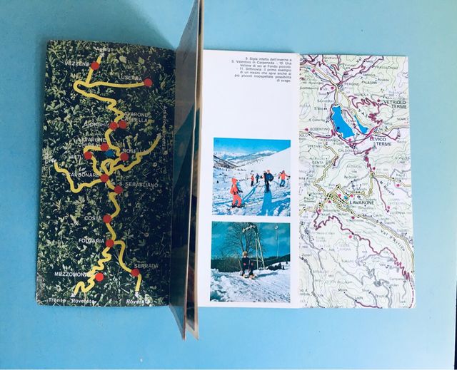 antica brochure vintage montagna
