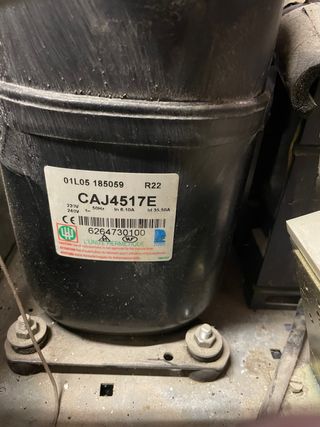 COMPRESOR FRIO CONPLETO CON BANCADA