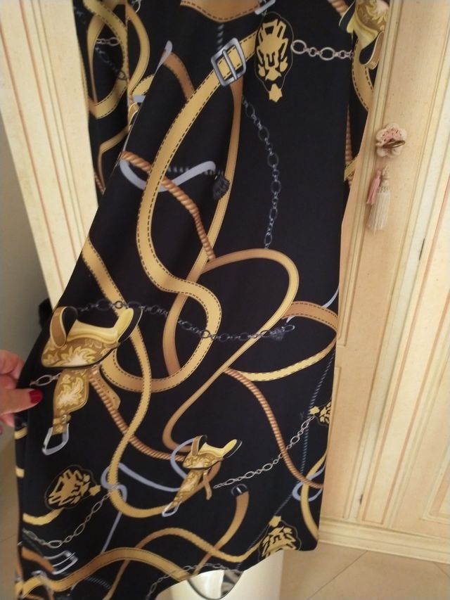 Gonna pantalone stampata