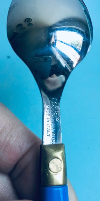 Set 6 cucchiaini 1960 vintage inox